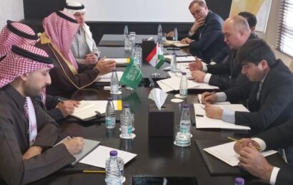 Мулоқоти Раиси Маҷлиси намояндагони Тоҷикистон бо Вазири сармоягузории Шоҳигарии Арабистони Саудӣ Мулоқоти Раиси Маҷлиси намояндагони Тоҷикистон бо Вазири сармоягузории Шоҳигарии Арабистони Саудӣ