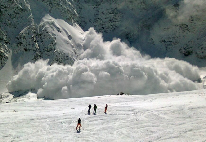 Предупреждение: сход снежных лавин! Предупреждение: сход снежных лавин!