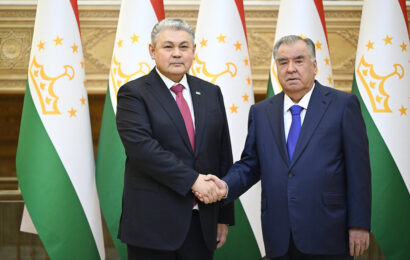 Президент Республики Таджикистан принял Министра иностранных дел Республики Казахстан Президент Республики Таджикистан принял Министра иностранных дел Республики Казахстан