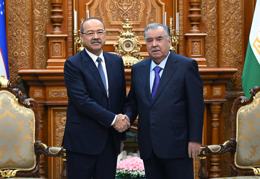Встреча Президента Таджикистана с Премьер-министром Узбекистана Встреча Президента Таджикистана с Премьер-министром Узбекистана