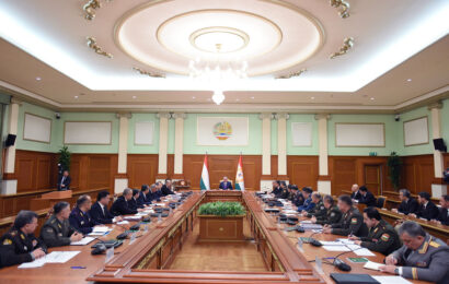 Заседание Совета безопасности Республики Таджикистан Заседание Совета безопасности Республики Таджикистан