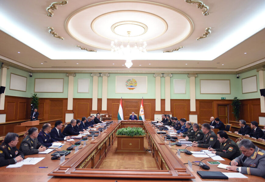 Заседание Совета безопасности Республики Таджикистан Заседание Совета безопасности Республики Таджикистан