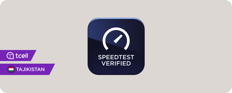 Tcell удостоен премии Speedtest Award от Ookla Tcell удостоен премии Speedtest Award от Ookla