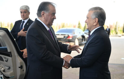 Президент Республики Таджикистан в Ташкенте Президент Республики Таджикистан в Ташкенте