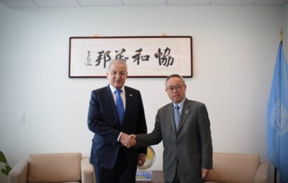 Сироджиддин Мухриддин встретился с Ли Цзюньхуа Сироджиддин Мухриддин встретился с Ли Цзюньхуа