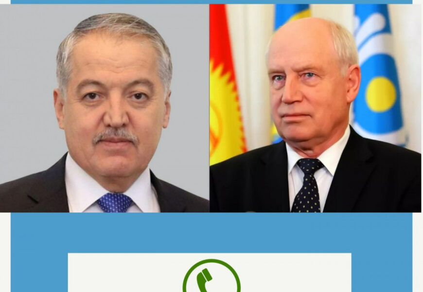 Телефонный разговор главы МИД Таджикистана с Генсеком СНГ Телефонный разговор главы МИД Таджикистана с Генсеком СНГ