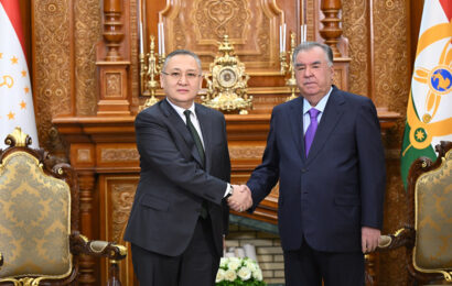 Президенти Ҷумҳурии Тоҷикистон.Мулоқот бо Дабири кулли СААД Президенти Ҷумҳурии Тоҷикистон.Мулоқот бо Дабири кулли СААД