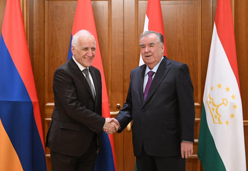 Встреча Президентов Таджикистана и Армении Встреча Президентов Таджикистана и Армении