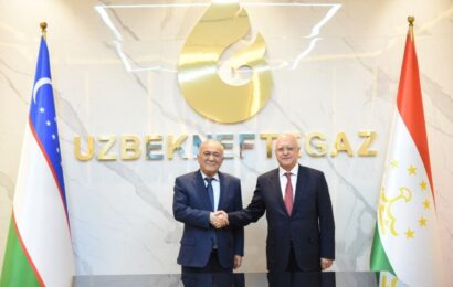 «Узбекнефтегаз» провёл переговоры с таджикской делегацией о сотрудничестве «Узбекнефтегаз» провёл переговоры с таджикской делегацией о сотрудничестве