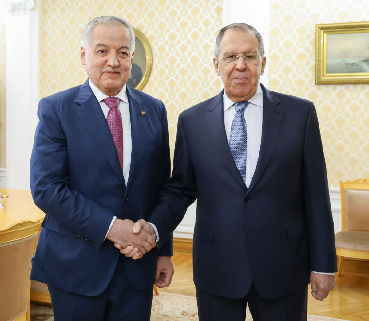Встреча глав МИД Таджикистана и России в Москве Встреча глав МИД Таджикистана и России в Москве