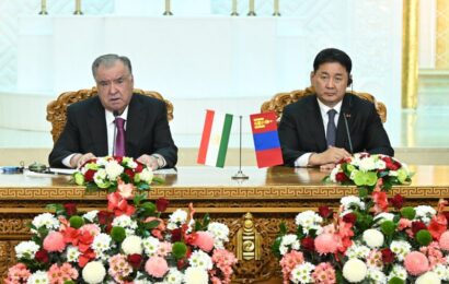 Заявление для прессы Президента Республики Таджикистан по итогам переговоров с Президентом Монголии Заявление для прессы Президента Республики Таджикистан по итогам переговоров с Президентом Монголии