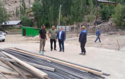 И.О. Председателя ГБАО проинспектировал ход строительных работ в Рошткалинском районе И.О. Председателя ГБАО проинспектировал ход строительных работ в Рошткалинском районе