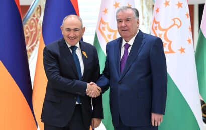 Роҳбарони Тоҷикистону Арманистон таҳкими робитаҳои иқтисодиро баррасӣ карданд Роҳбарони Тоҷикистону Арманистон таҳкими робитаҳои иқтисодиро баррасӣ карданд