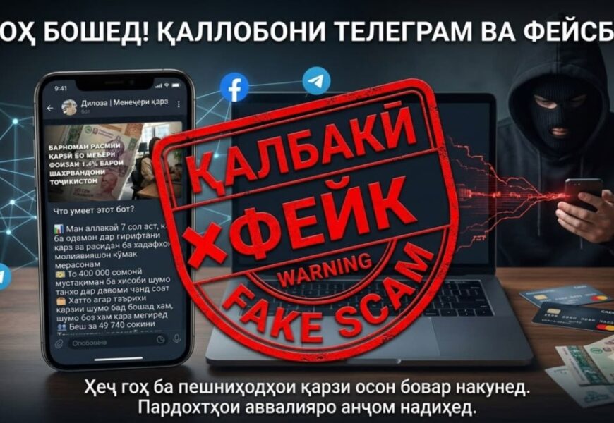 Ҳушдори Бонки миллӣ аз доми нави қаллобон Ҳушдори Бонки миллӣ аз доми нави қаллобон