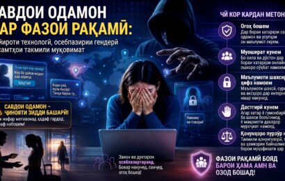 САВДОИ ОДАМОН ДАР ФАЗОИ РАҚАМӢ: Тағйироти технологӣ, осебпазирии гендерӣ ва самтҳои такмили муқовимат САВДОИ ОДАМОН ДАР ФАЗОИ РАҚАМӢ: Тағйироти технологӣ, осебпазирии гендерӣ ва самтҳои такмили муқовимат