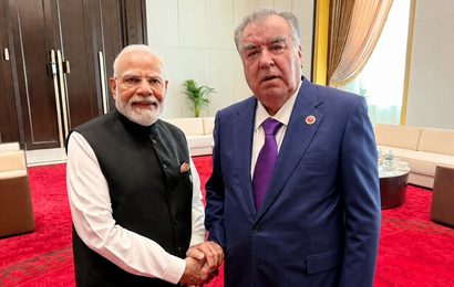 Встреча Президента Республики Таджикистан с премьер-министром Индии Встреча Президента Республики Таджикистан с премьер-министром Индии
