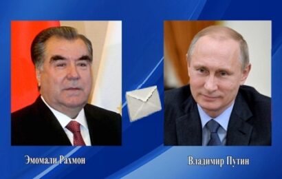 Поздравительная телеграмма Президента Республики Таджикистан Президенту Российской Федерации Поздравительная телеграмма Президента Республики Таджикистан Президенту Российской Федерации